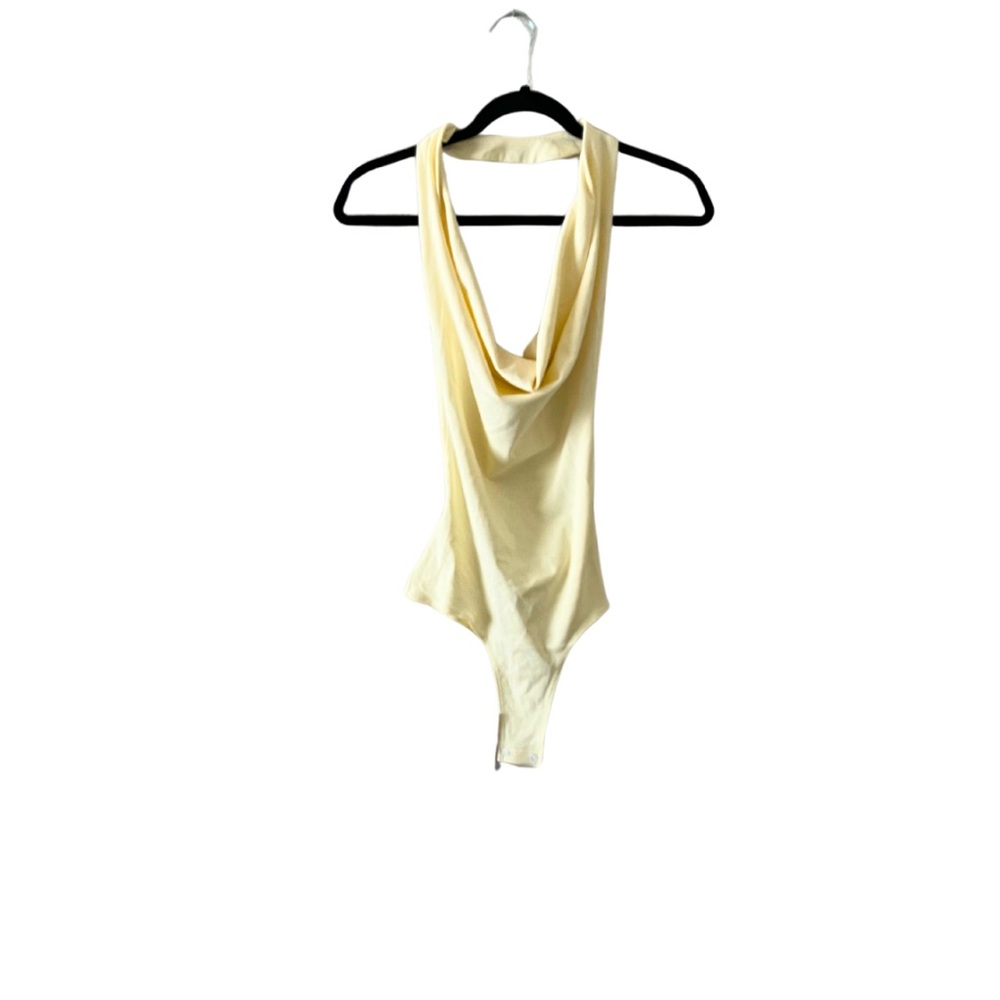 Cowl neck body suit